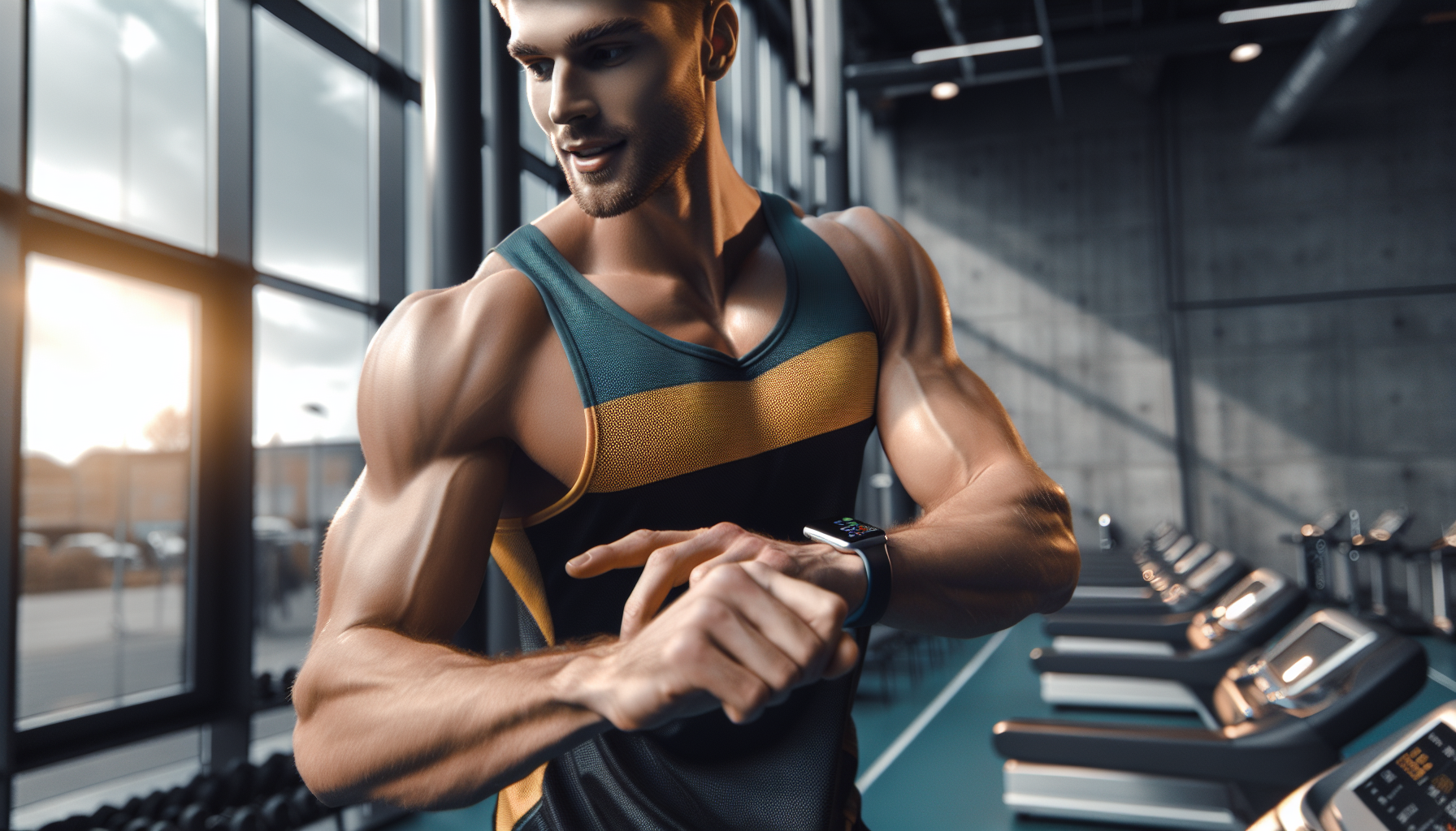 Athlete in sportswear